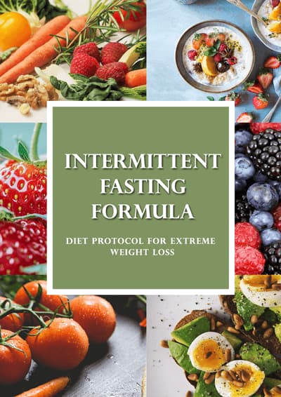 cover image of 'intermittent fasting formula' ebook