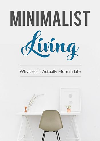 cover image of 'minimalist living' ebook